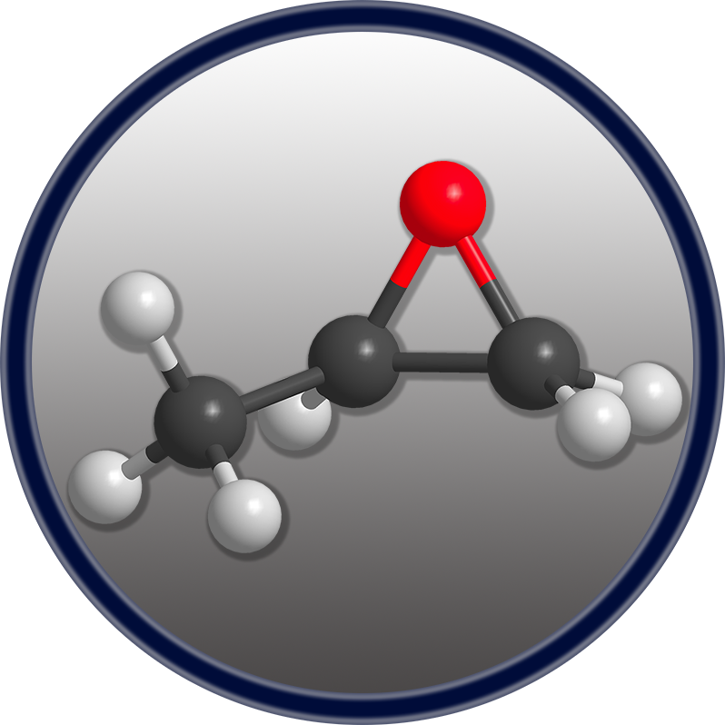 Structure of propylene oxide